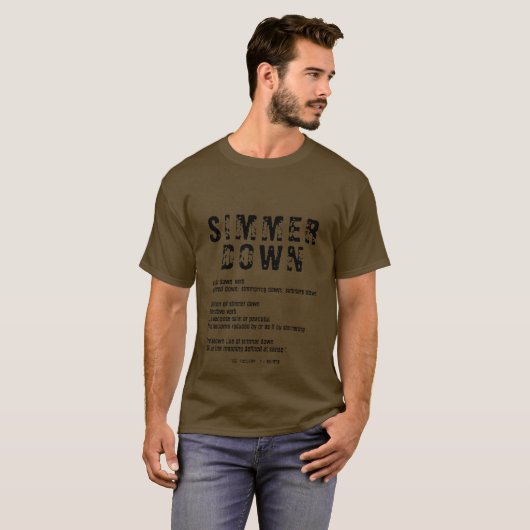 T-SHIRT PLUS SIMPLEMENT BAS (Devant entier)