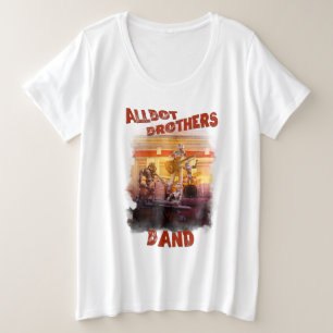 T-shirt Plus Size avec Allbot Brother's Band / BSR
