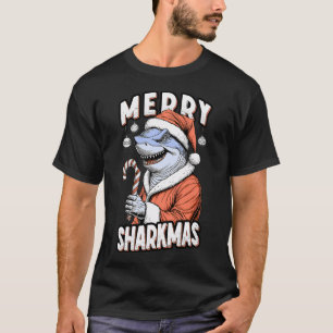 T-shirt Plus susceptible d'aller à la pêche avec Santa Fun