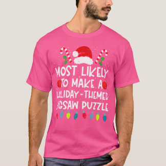 T-shirt Plus susceptible de créer un puzzle de vacances