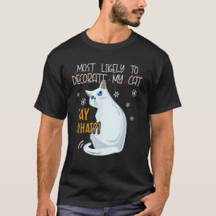 T-shirt Plus Susceptible de Décorer Mon Chat - Dis Quoi Dr
