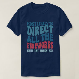 T-shirt Plus susceptible de diriger tous les Fireworks per