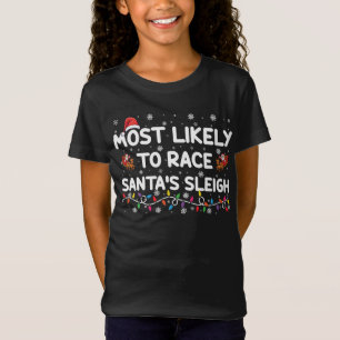 T-Shirt Plus susceptible de faire la course au traîneau du