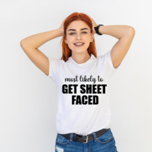 T-shirt Plus susceptible de garder la feuille sur le visag