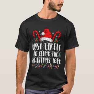 T-shirt Plus susceptible de grimper à l'arbre de Noël de N