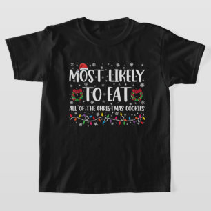 T-shirt Plus Susceptible De Manger Tous Les Biscuits De No