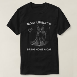T-shirt plus susceptible de rapporter un chat, de charmant