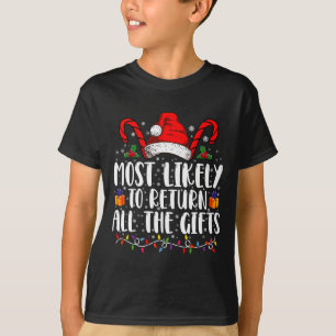 T-shirt Plus susceptible de rendre tous les cadeaux de Noë