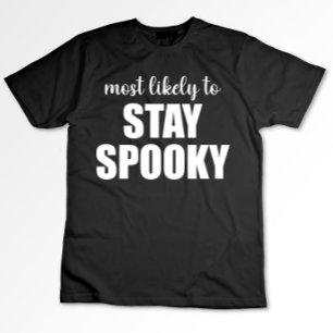 T-shirt Plus susceptible de rester drôle et effrayant Hall