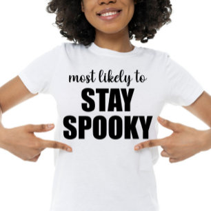 T-shirt Plus susceptible de rester drôle et effrayant Hall