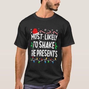 T-shirt Plus susceptible de secouer le Noël en famille ass