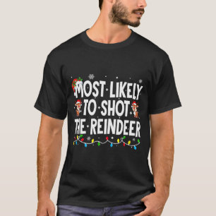 T-shirt Plus susceptible de tirer sur le Père Noël de Noël
