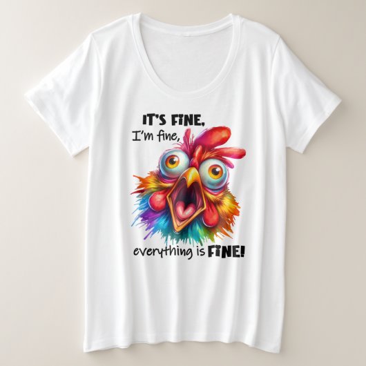 T-shirt plus taille (Design devant)