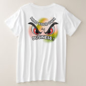 T-Shirt Plus Taille : Faites attention à vous (bla (Design dos)