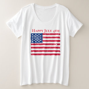T-shirt plus taille femme - 4 juillet