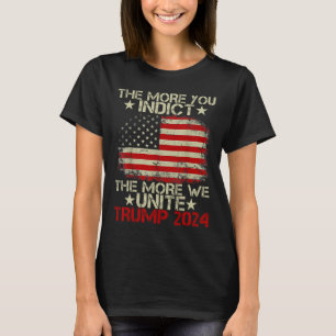 T-shirt Plus Vous Montrez Que Plus Nous Unissons Maga Trum