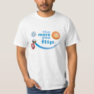 T-shirt Plus vous renversez - la version 1