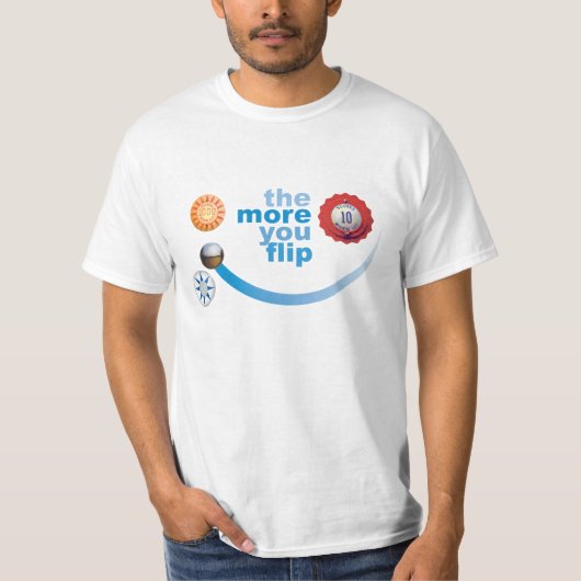 T-shirt Plus vous renversez - la version 2 (Devant)
