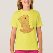 T-shirt Plush Cute T-Rex (Devant)