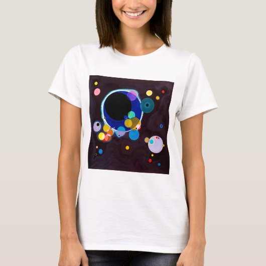 T-shirt Plusieurs cercles, Wassili Kandinsky (Devant)
