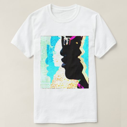 T-shirt Plusieurs visages (Design devant)