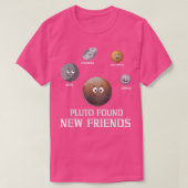 T-shirt Pluto a trouvé de nouveaux amis Solar Space Scienc (Design devant)