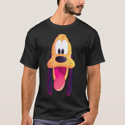 T-shirt Pluto Dog Pluton personnage de dessin (Devant)