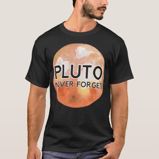 T-shirt Pluto n'oublie jamais (Devant)