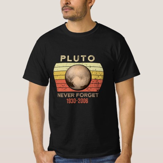 T-shirt Pluto n'oublie jamais 1930 - 2006 (Devant)
