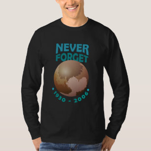 T-shirt Pluto n'oublie jamais 1930 Pluto n'oublie jamais