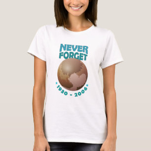 T-shirt Pluto n'oublie jamais 1930 Pluto n'oublie jamais