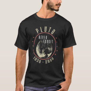 T-shirt Pluto n'oublie jamais la science rétro Astronomie 