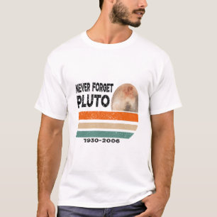T-shirt Pluto n'oublie jamais l'espace astronomique