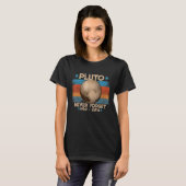 T-shirt Pluto n'oublie jamais Retro Space Science 1 (Devant entier)