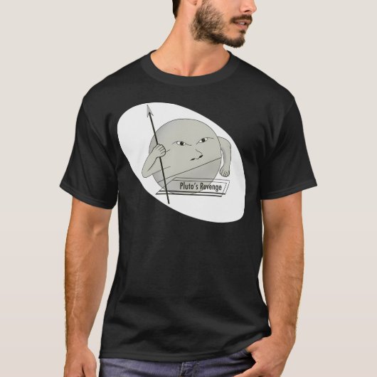 T-shirt Pluto Obtient Son Revenge Planète Lune Espace (Devant)