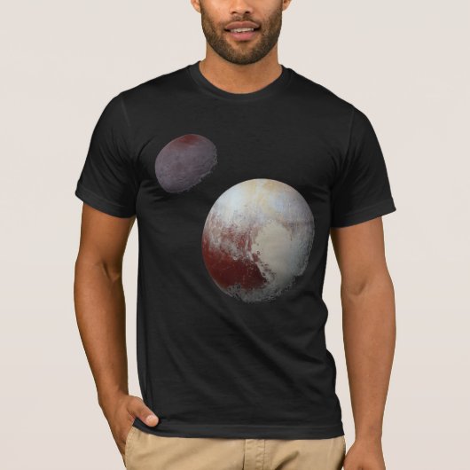 T-shirt Pluton et Charon 9e ou système solaire Planète nai (Devant)