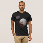 T-shirt Pluton et Charon 9e ou système solaire Planète nai (Devant entier)