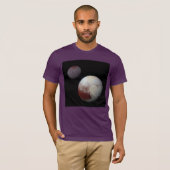 T-shirt Pluton et Charon 9e ou système solaire Planète nai (Devant entier)