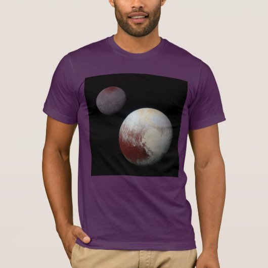 T-shirt Pluton et Charon 9e ou système solaire Planète nai (Devant)
