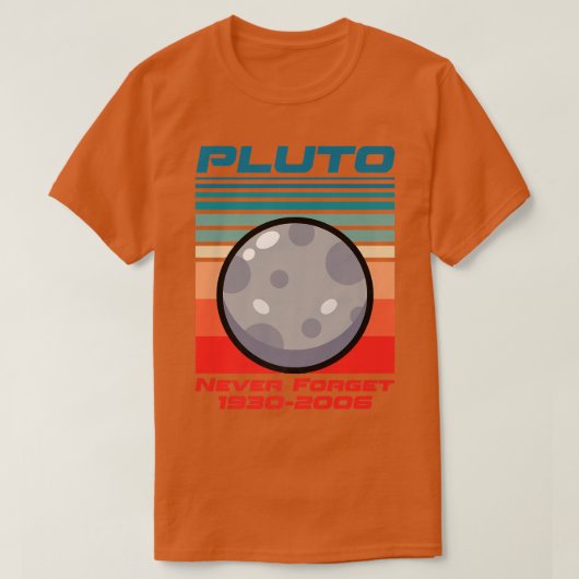 T-shirt Pluton n'oublie jamais 1930-2006 (Design devant)
