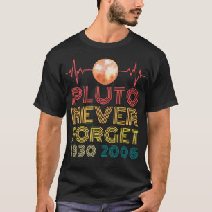 T-shirt Pluton n'oublie jamais 1930 2006 Anniversaire Voie