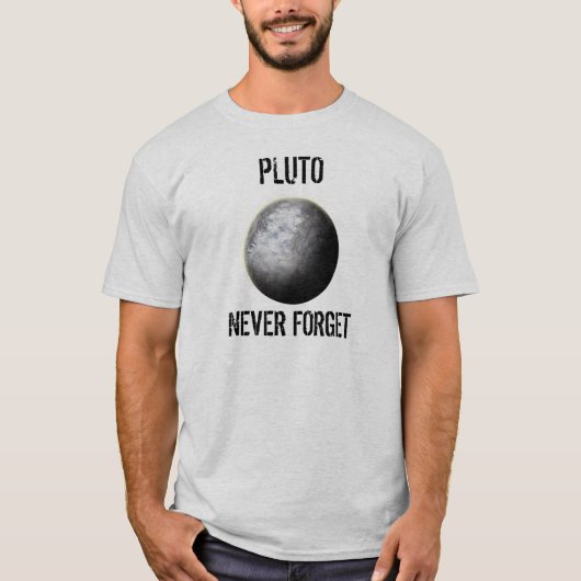 T-shirt Pluton.  N'oubliez jamais (Devant)