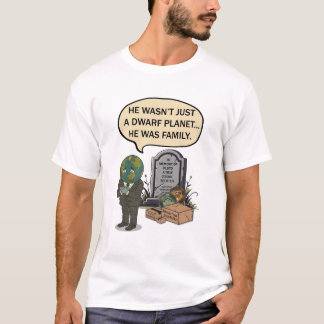 T-shirt Pluton N'oubliez Jamais Planète Naine Humour Spati