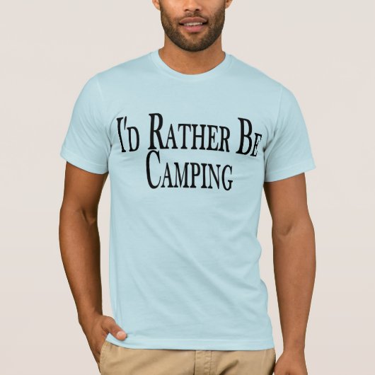 T-shirt Plutôt campe (Devant)