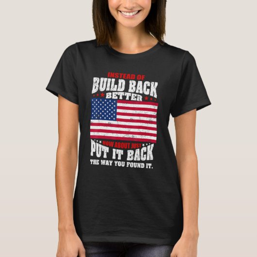 T-shirt Plutôt Que De Mieux Réaliser Comment Se Contenter (Devant)