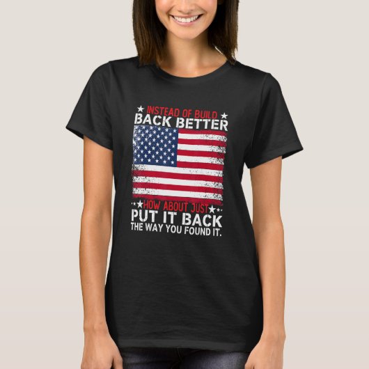T-shirt Plutôt Que De Mieux Réaliser Comment Se Contenter (Devant)
