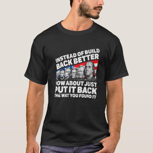 T-shirt Plutôt Que De Mieux Réaliser Comment Se Contenter (Devant)