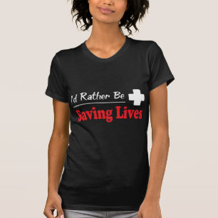 T-shirt Plutôt sauve les vies