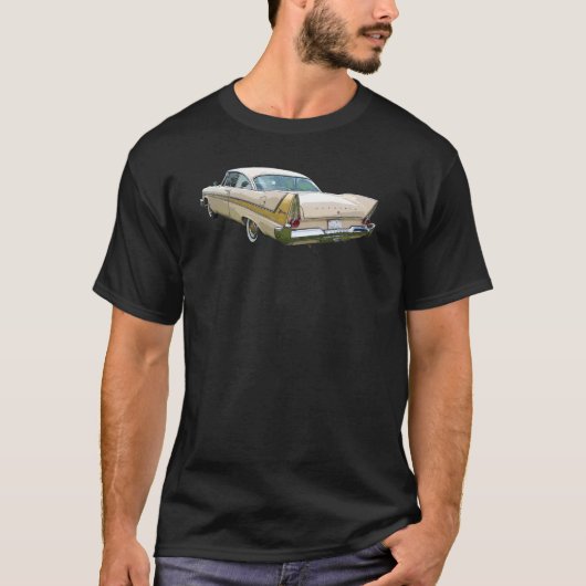 T-shirt Plymouth Fury 1958 crème et or (Devant)