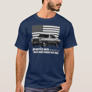 T-shirt Plymouth Road Runner American Muscle 60s 70s Old i